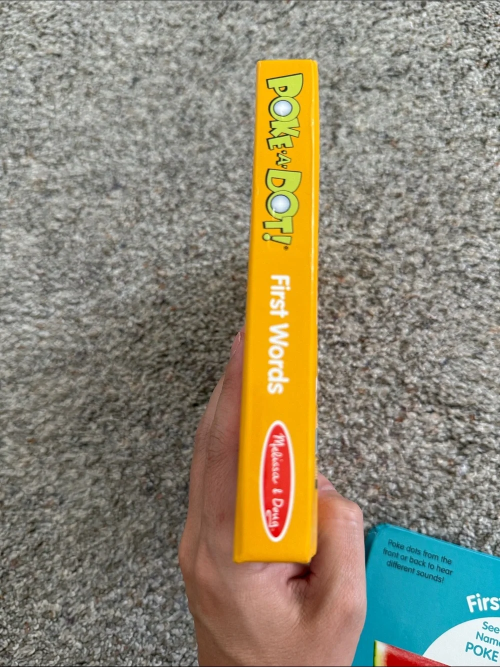 Melissa & Doug Poke-A-Dot! First Shapes & First Words Board Book Bundle